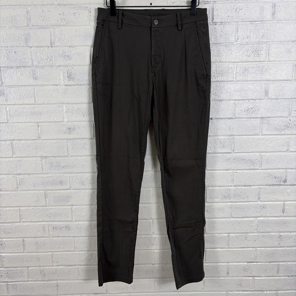 Birddogs Stretch Khakis Slim Fit Pants Mens Size 30 Charcoal Gray Chino